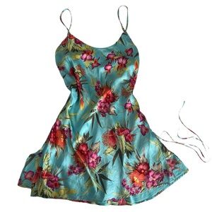 Victoria's Secret Floral Dress in Blue and Pink